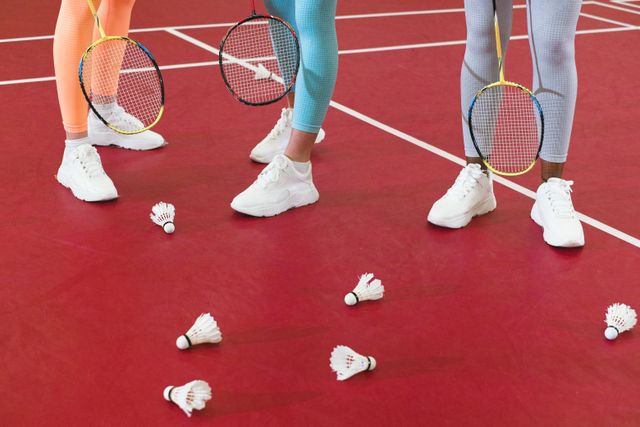 hráčky badmintonu